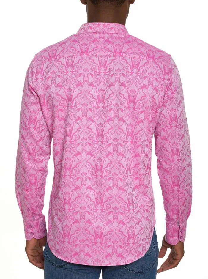 Men Long Sleeve Button Down Shirts Robert Graham HIGHLAND LONG SLEEVE BUTTON DOWN SHIRT Mint