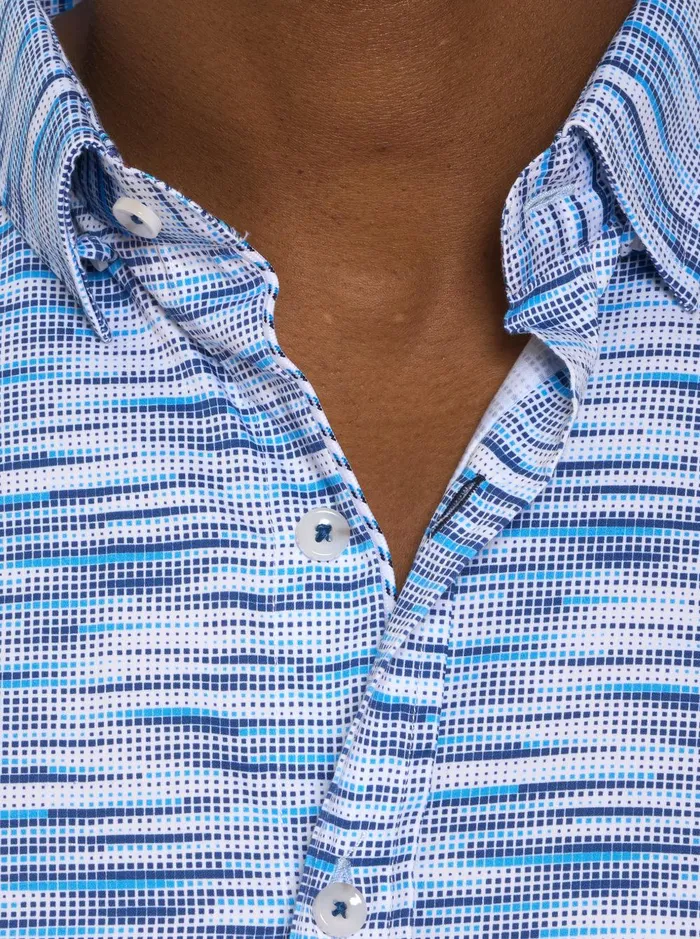 Men Long Sleeve Button Down Shirts Robert Graham MORETTI LONG SLEEVE BUTTON DOWN SHIRT Blue