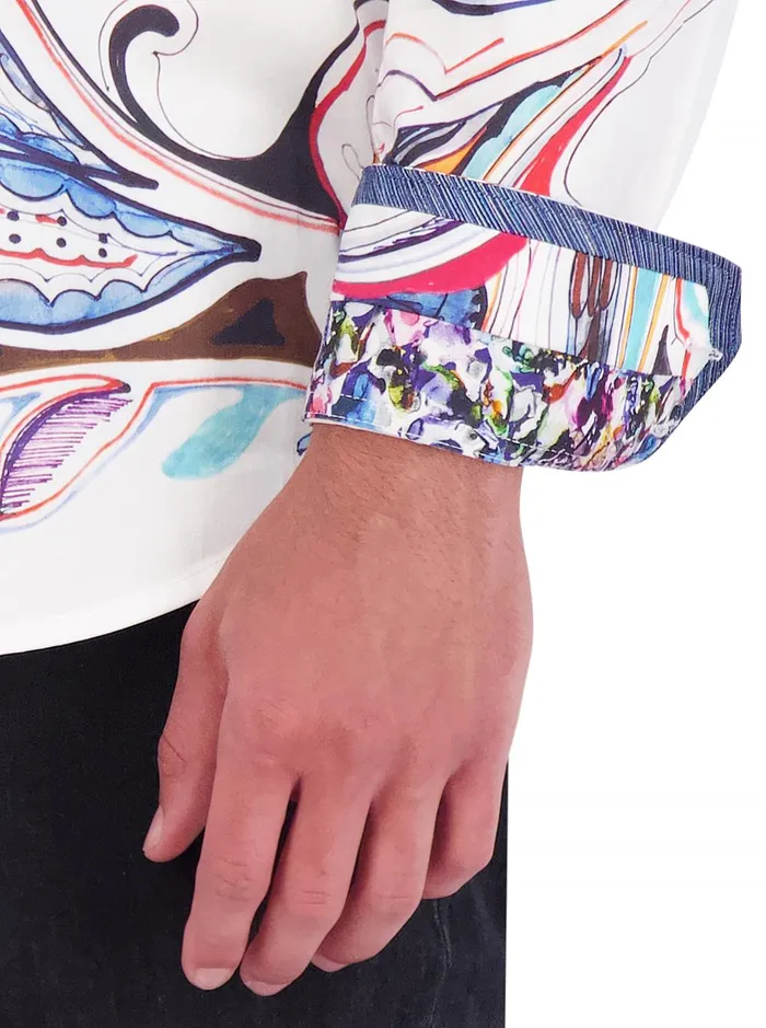 Men Long Sleeve Button Down Shirts Robert Graham MYLIN LONG SLEEVE BUTTON DOWN SHIRT Multi