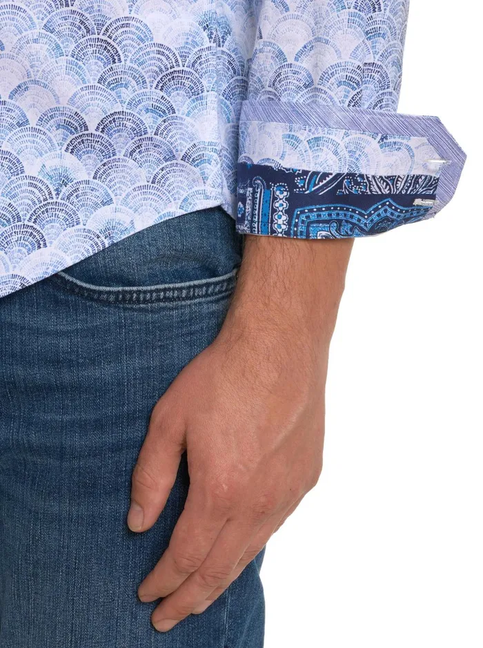 Men Long Sleeve Button Down Shirts Robert Graham SEAPORT LONG SLEEVE BUTTON DOWN SHIRT Multi