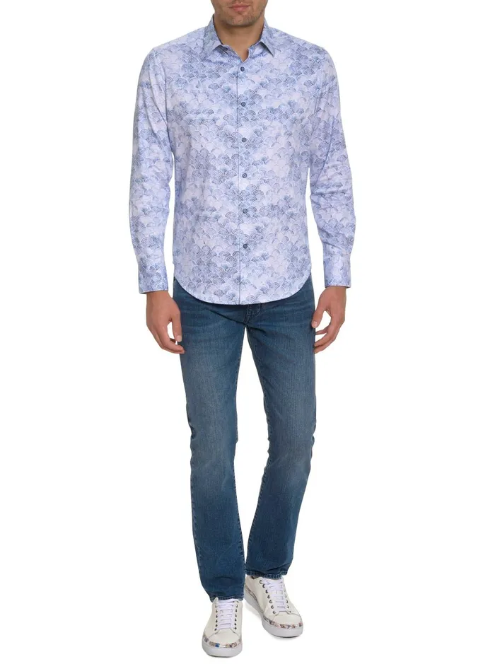 Men Long Sleeve Button Down Shirts Robert Graham SEAPORT LONG SLEEVE BUTTON DOWN SHIRT Multi