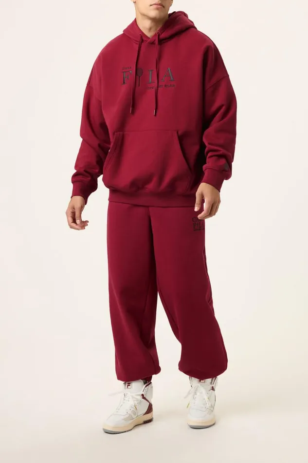 Men Matching Sets Fila Casa Fila Country Club Hoodie 600 Tibetan Red