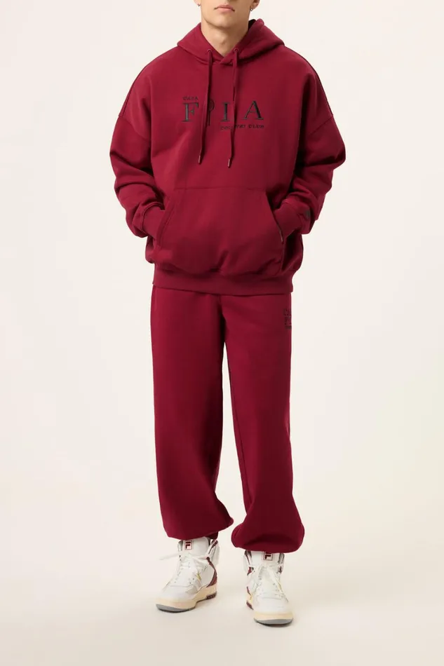 Men Matching Sets Fila Casa Fila Country Club Hoodie 600 Tibetan Red