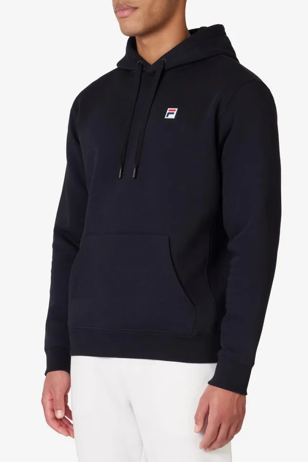 Men Matching Sets Fila Classic Pullover Hoodie 001 Black