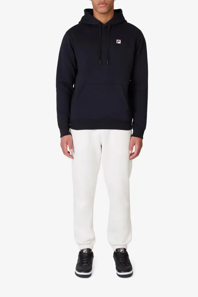Men Matching Sets Fila Classic Pullover Hoodie 001 Black