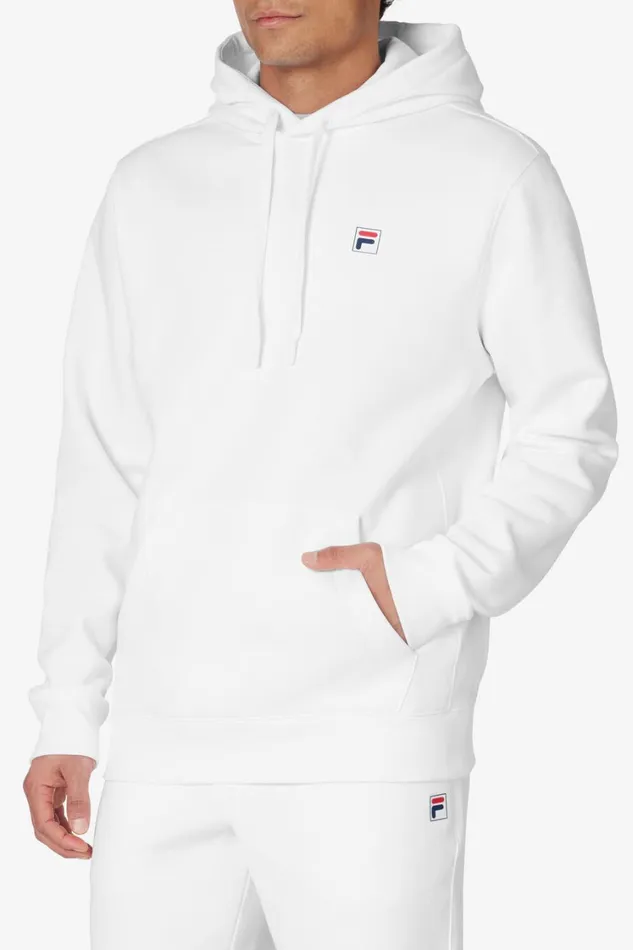Men Matching Sets Fila Classic Pullover Hoodie 100 White
