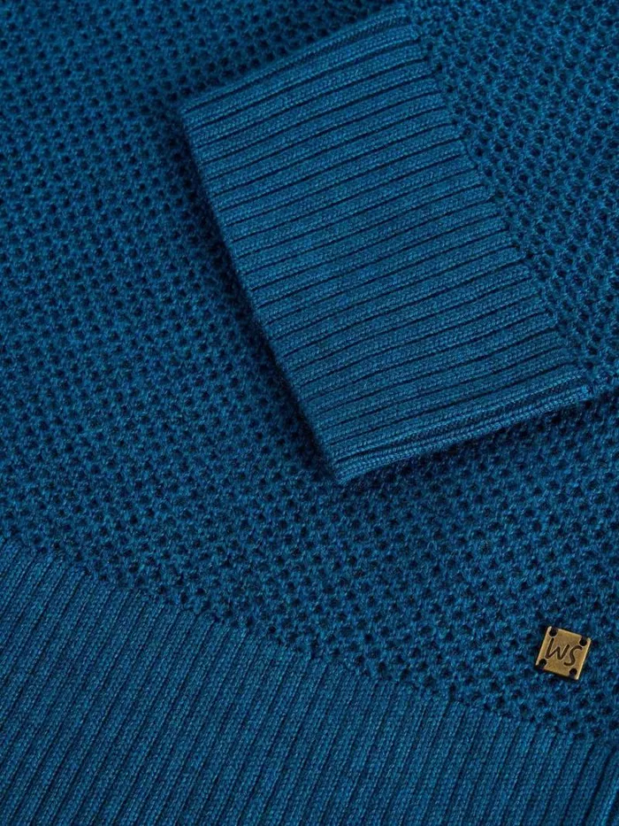Men Newport Merino Wool Henley Mid Teal White Stuff Knitwear Men Newport Merino Wool Henley Mid Teal White Stuff Knitwear