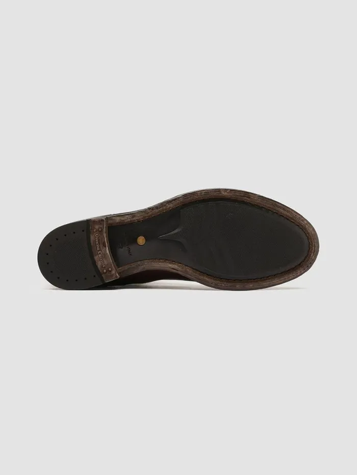 Men Officine Creative Footwear ANATOMIA 083 Brown Leather Chelsea Boots