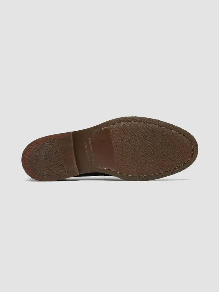 Men Officine Creative Footwear OPERA FLEXI 101 Brown Suede Penny Loafers Men Officine Creative Footwear OPERA FLEXI 101 Brown Suede Penny Loafers