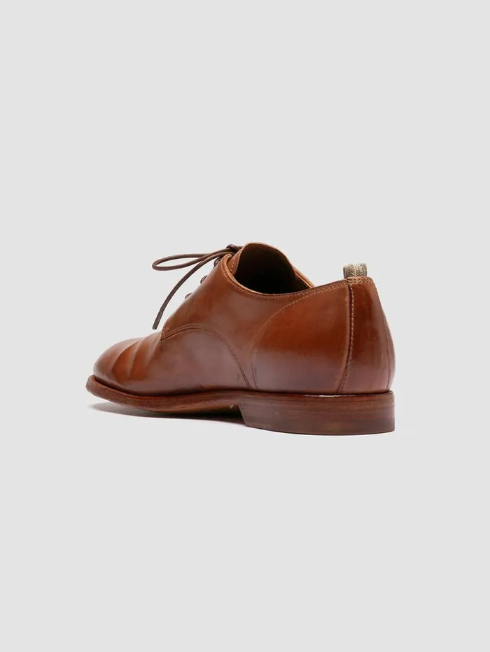 Men Officine Creative Footwear SOUND 002 Brown Leather Derby Shoes Men Officine Creative Footwear SOUND 002 Brown Leather Derby Shoes