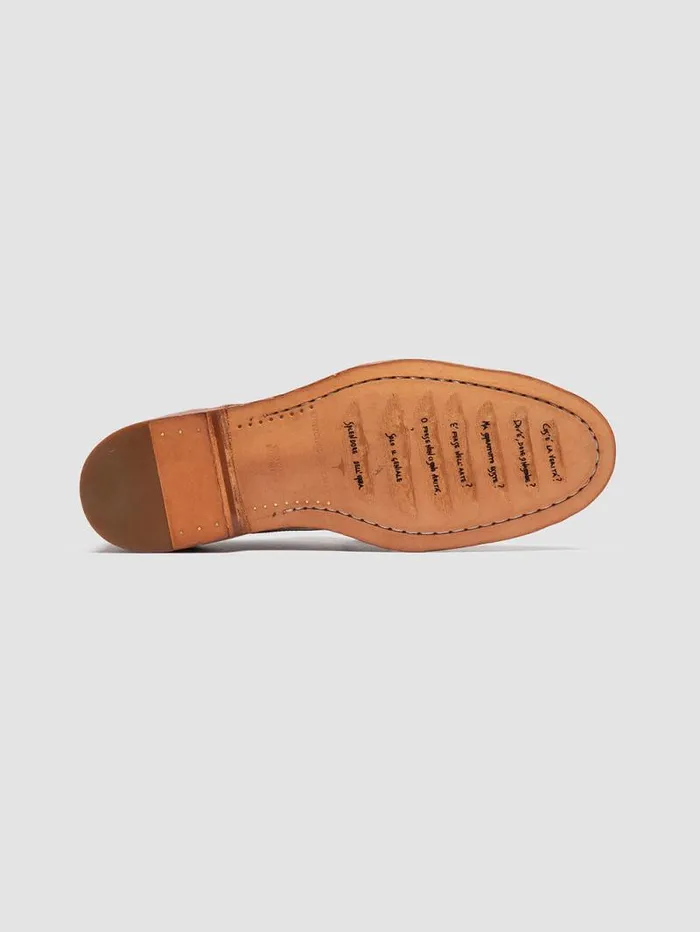 Men Officine Creative Footwear SOUND 002 Brown Leather Derby Shoes Men Officine Creative Footwear SOUND 002 Brown Leather Derby Shoes
