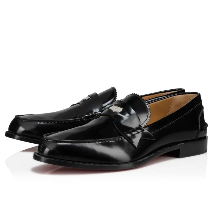 Men Penny Loafers 8211 Calf Leather 8211 Black Christian Louboutin Loafers and Moccasins
