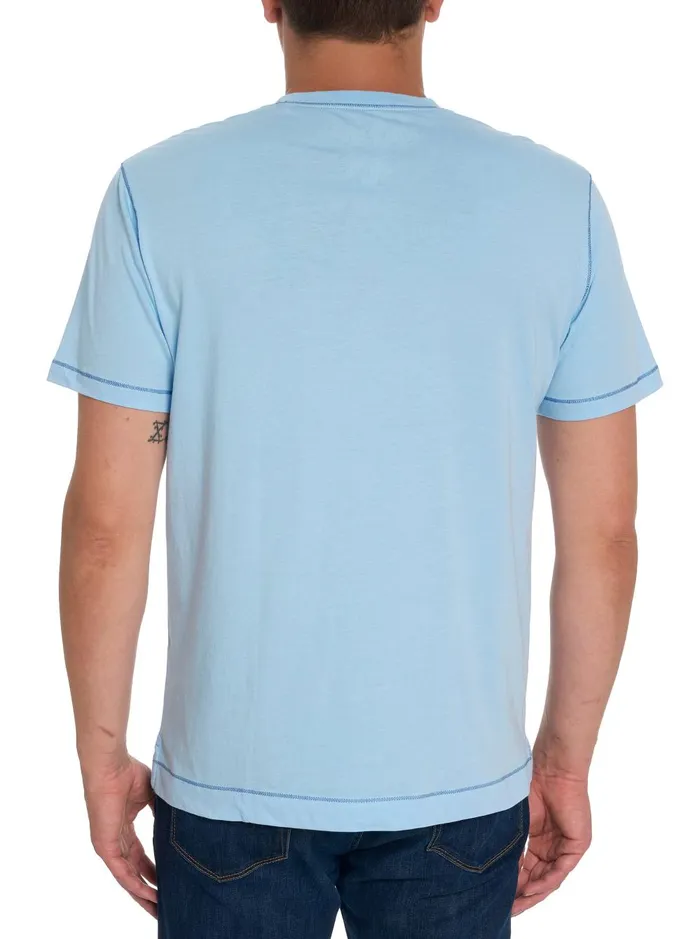 Men Polos and TShirts Robert Graham EASTWOOD TSHIRT Aqua