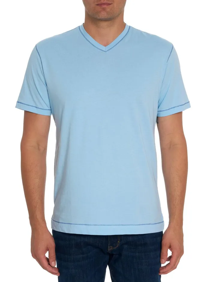 Men Polos and TShirts Robert Graham EASTWOOD TSHIRT Aqua