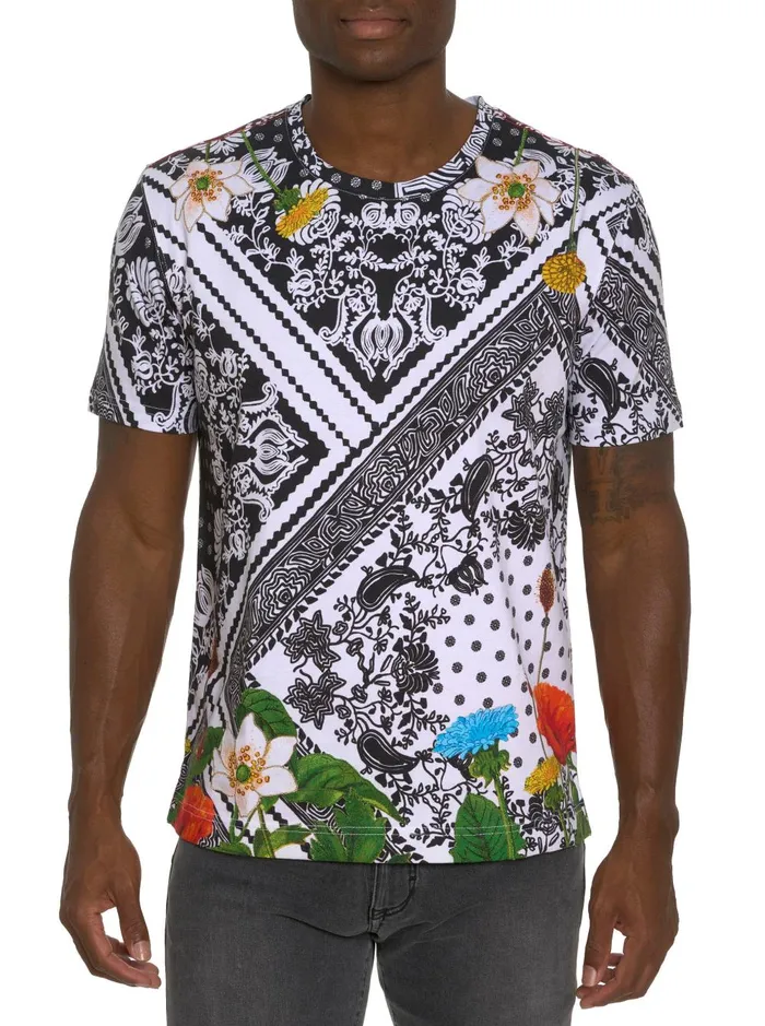Men Polos and TShirts Robert Graham LIMITED EDITION DANCE FLOOR VIEW GRAPHIC TSHIRT Multi
