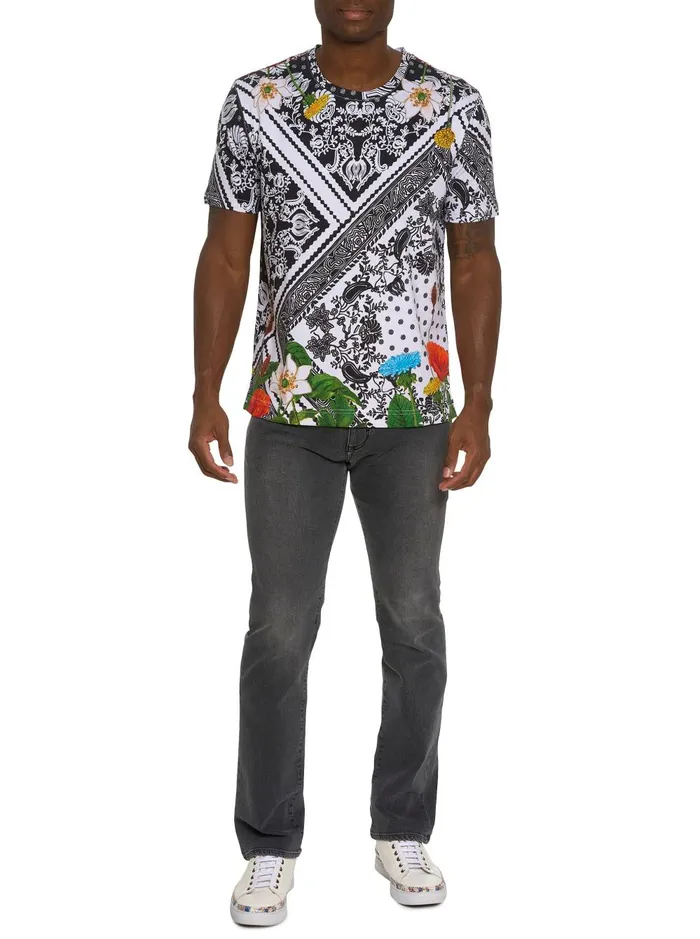 Men Polos and TShirts Robert Graham LIMITED EDITION DANCE FLOOR VIEW GRAPHIC TSHIRT Multi