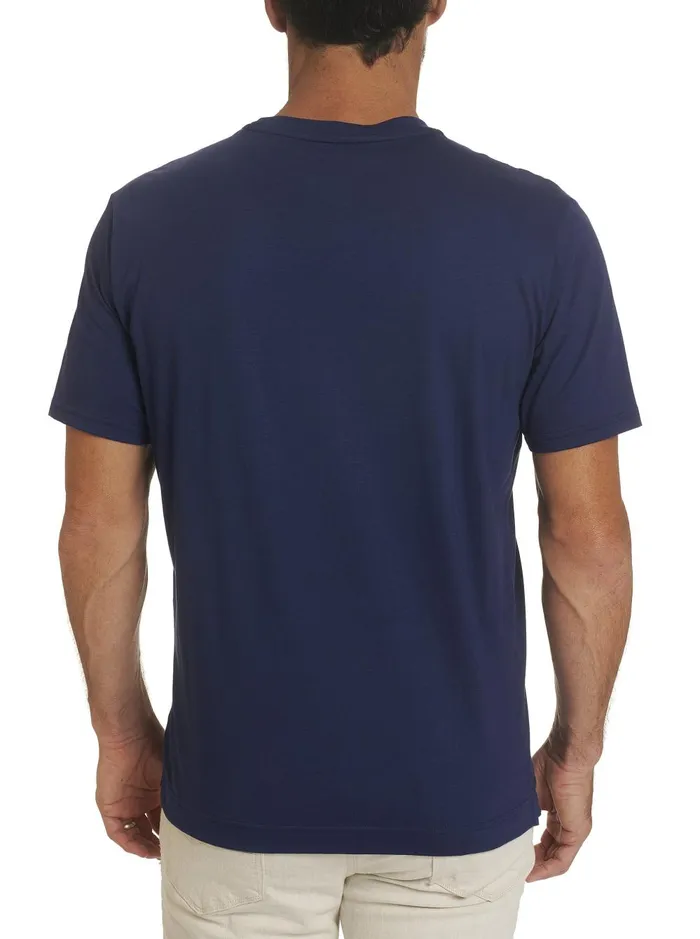Men Polos and TShirts Robert Graham MYLES TSHIRT Navy
