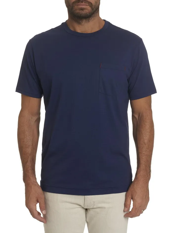 Men Polos and TShirts Robert Graham MYLES TSHIRT Navy