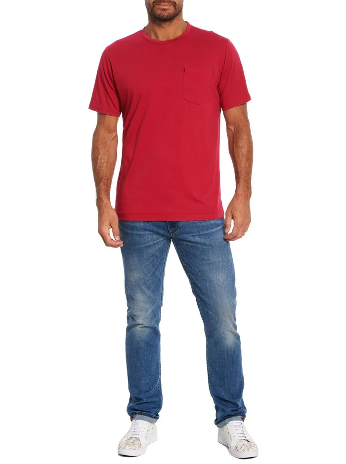 Men Polos and TShirts Robert Graham MYLES TSHIRT Navy