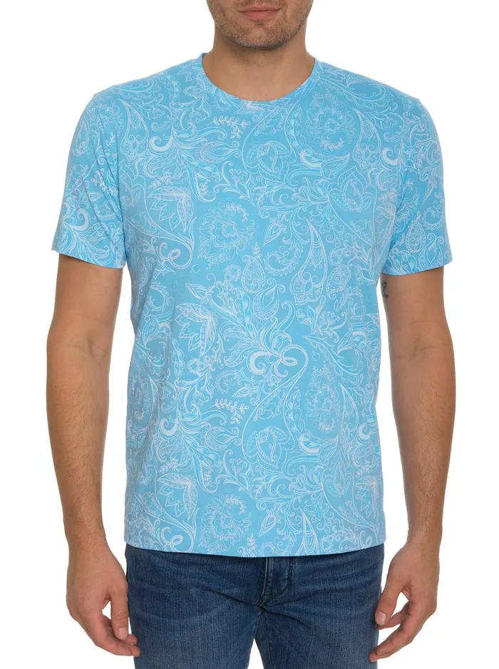Men Polos and TShirts Robert Graham SWANSON TSHIRT Black