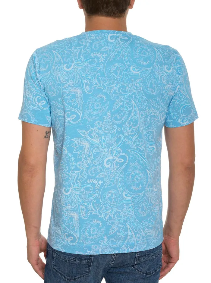 Men Polos and TShirts Robert Graham SWANSON TSHIRT Black