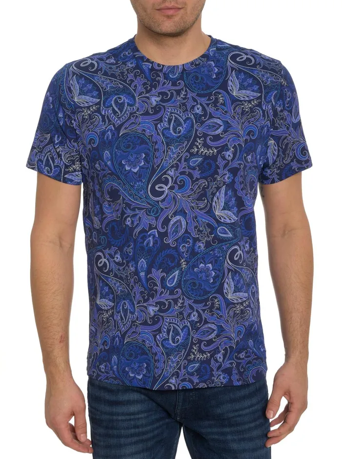 Men Polos and TShirts Robert Graham SWANSON TSHIRT Black
