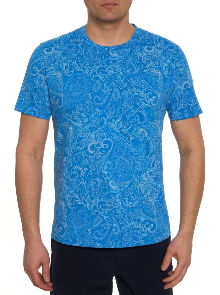 Men Polos and TShirts Robert Graham SWANSON TSHIRT Black
