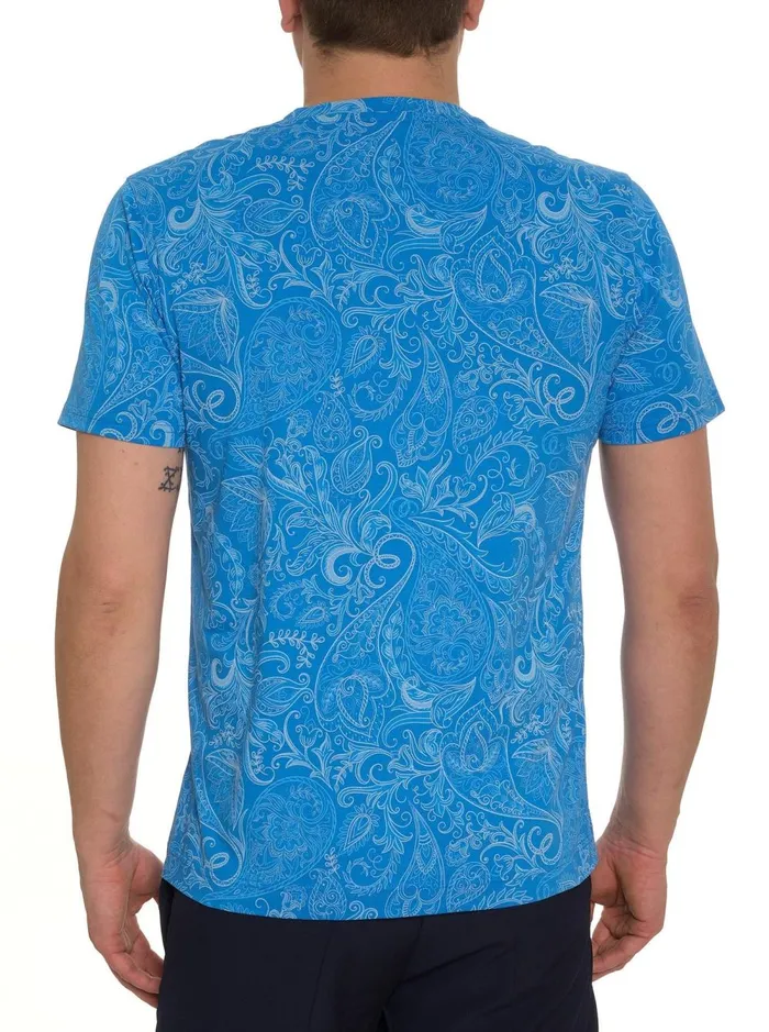 Men Polos and TShirts Robert Graham SWANSON TSHIRT Black