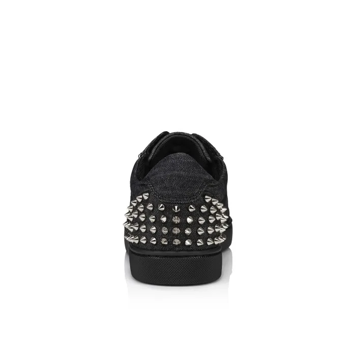 Men Seavaste 2 Sneakers 8211 Denim Brushed Effect 8211 Black Christian Louboutin Sneakers