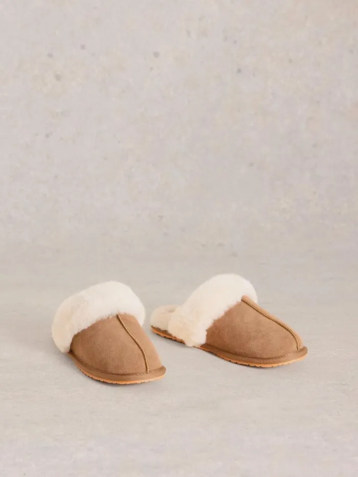 Men Shearling Mule Slipper Mid Tan White Stuff Loungewear Men Shearling Mule Slipper Mid Tan White Stuff Loungewear