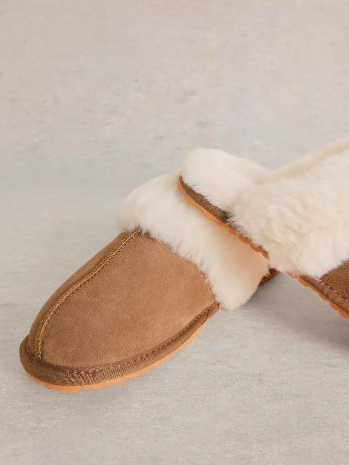 Men Shearling Mule Slipper Mid Tan White Stuff Loungewear Men Shearling Mule Slipper Mid Tan White Stuff Loungewear