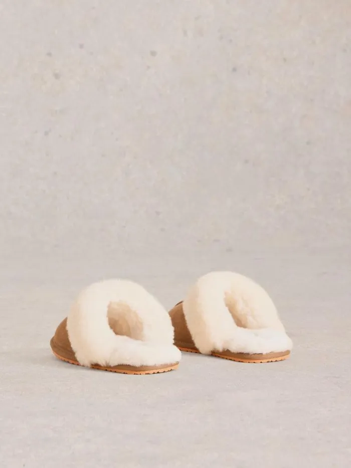 Men Shearling Mule Slipper Mid Tan White Stuff Loungewear Men Shearling Mule Slipper Mid Tan White Stuff Loungewear