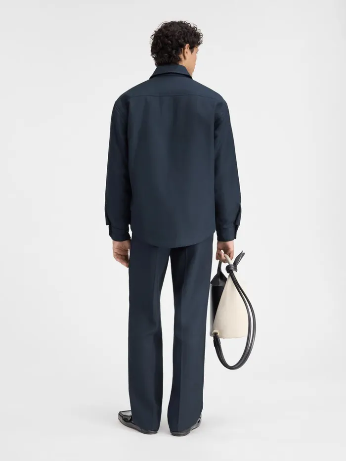 Men Shirts JACQUEMUS The Boulanger Shirt Dark Navy Men Shirts JACQUEMUS The Boulanger Shirt Dark Navy