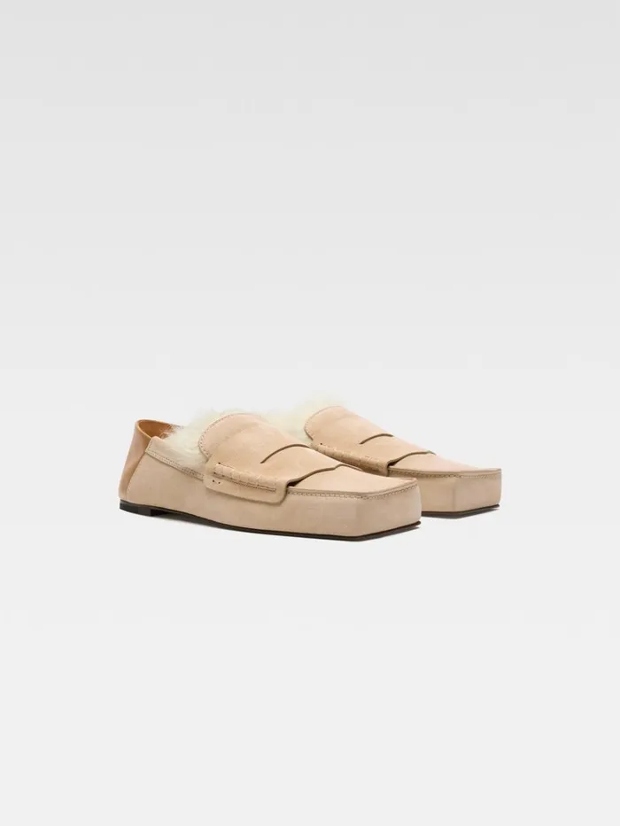 Men Shoes JACQUEMUS The Carr Loafers Dark Beige Men Shoes JACQUEMUS The Carr Loafers Dark Beige