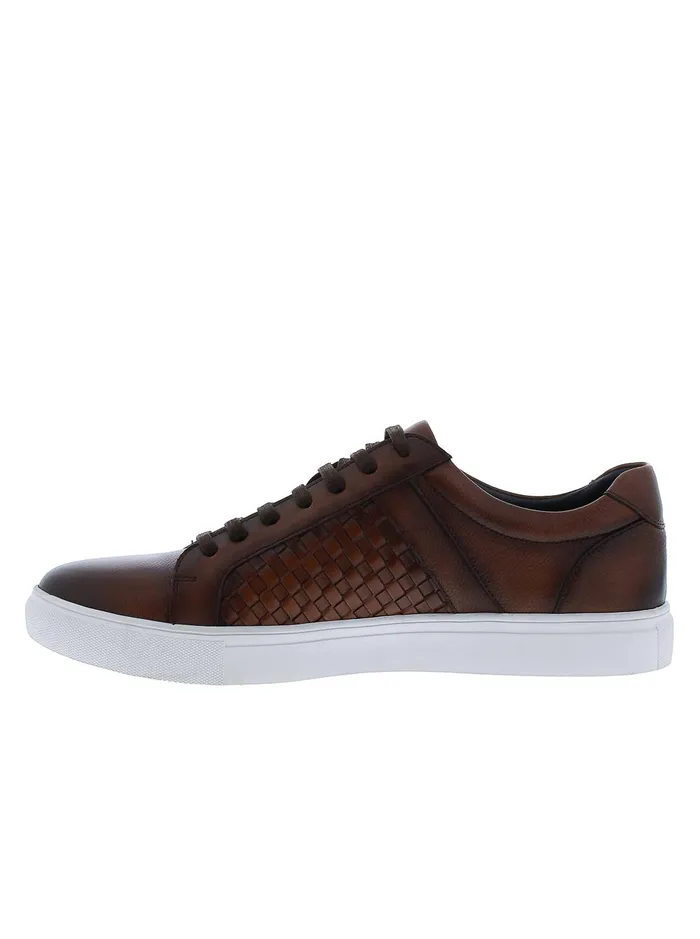 Men Shoes Robert Graham LOKI SNEAKER Cognac