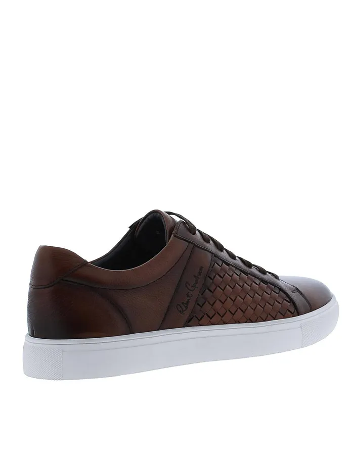 Men Shoes Robert Graham LOKI SNEAKER Cognac