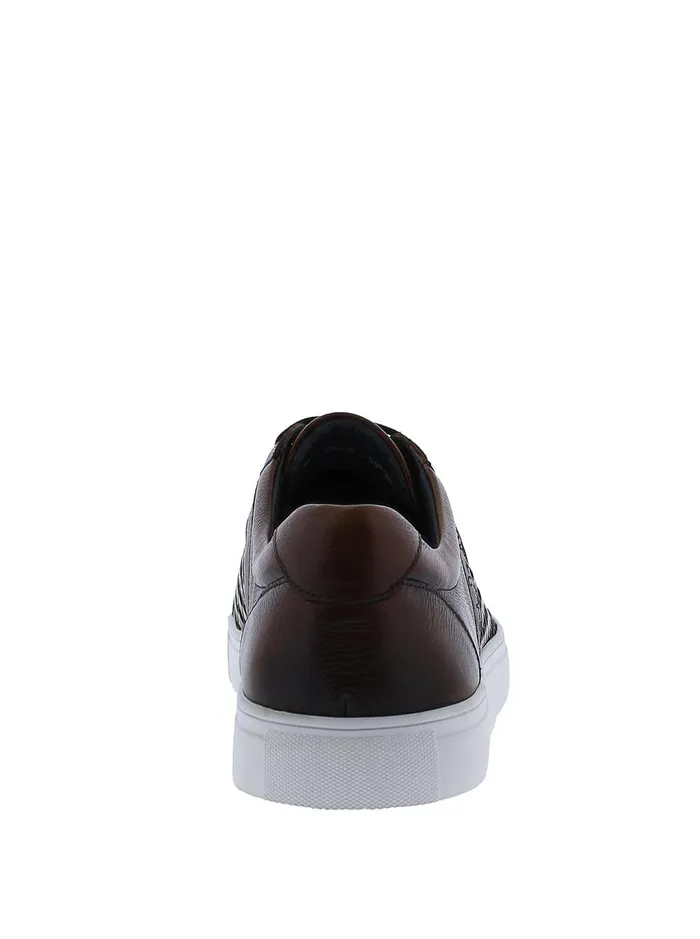 Men Shoes Robert Graham LOKI SNEAKER Cognac