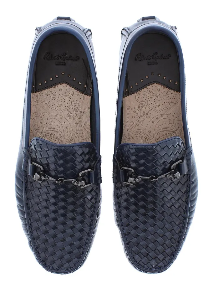 Men Shoes Robert Graham SPOCK LOAFER Navy