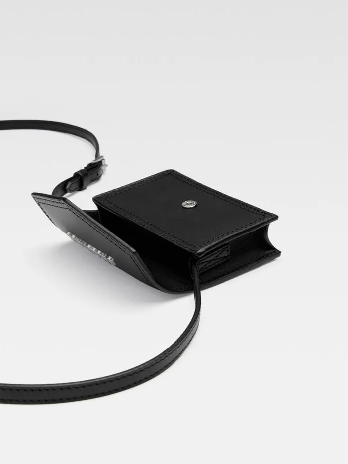 Men Small Leather Goods JACQUEMUS The Azur Cardholder Black