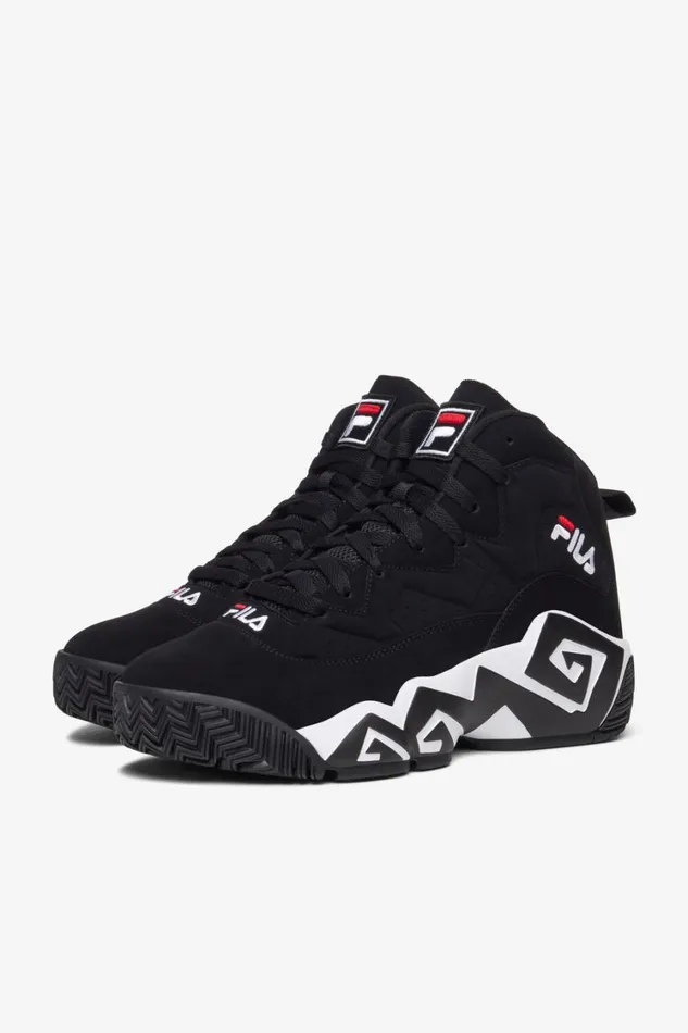 Men Sneakers Fila MB 014 Black White Fila Red