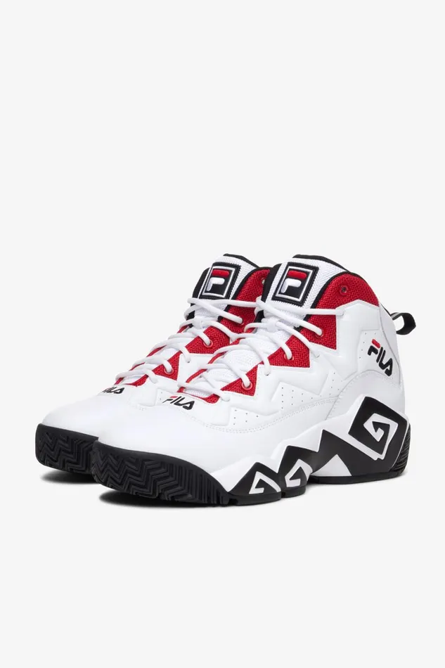 Men Sneakers Fila MB 113 White Black Fila Red