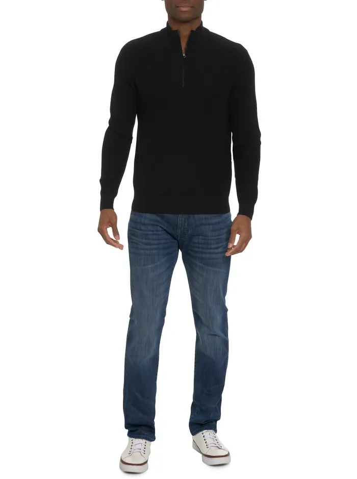 Men Sweaters Robert Graham REISMAN SWEATER Black