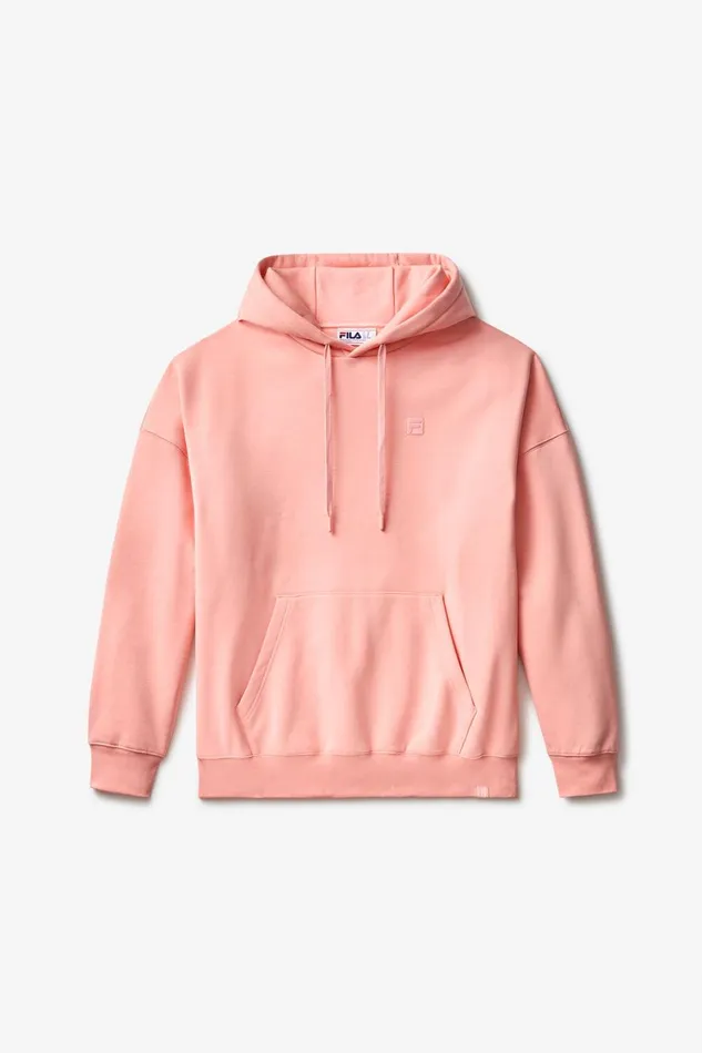 Men Sweatshirts and Hoodies Fila Apex Oversized Hoodie 800 Coral Almond