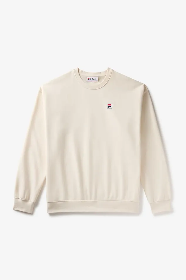 Men Sweatshirts and Hoodies Fila Classic Relaxed Sweatshirt 920 Gardenia