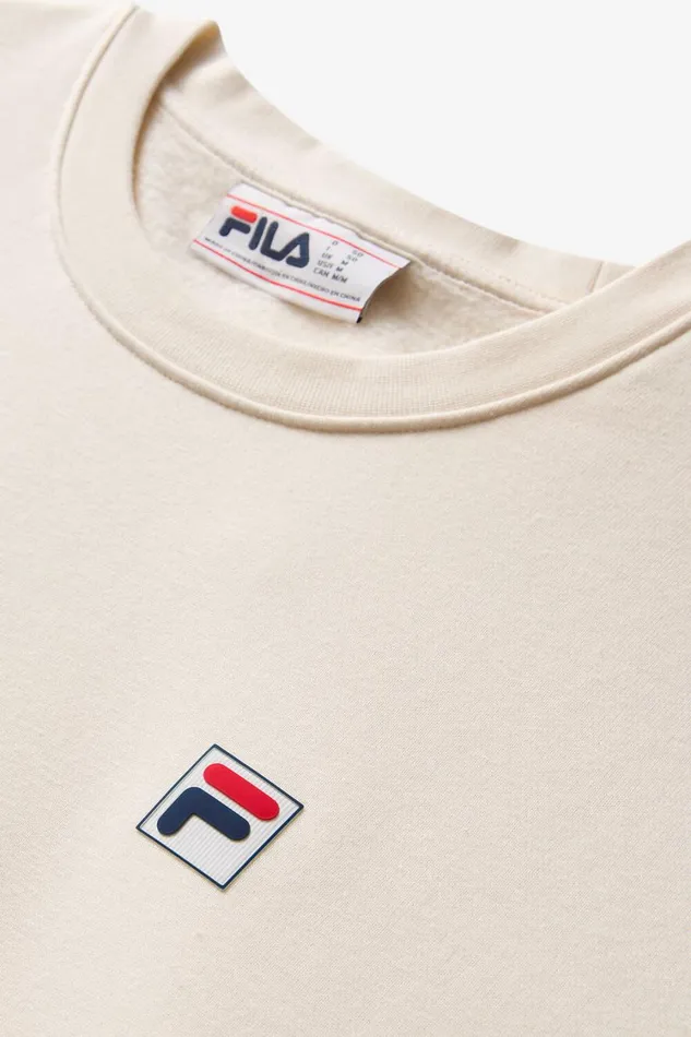 Men Sweatshirts and Hoodies Fila Classic Relaxed Sweatshirt 920 Gardenia Men Sweatshirts and Hoodies Fila Classic Relaxed Sweatshirt 920 Gardenia