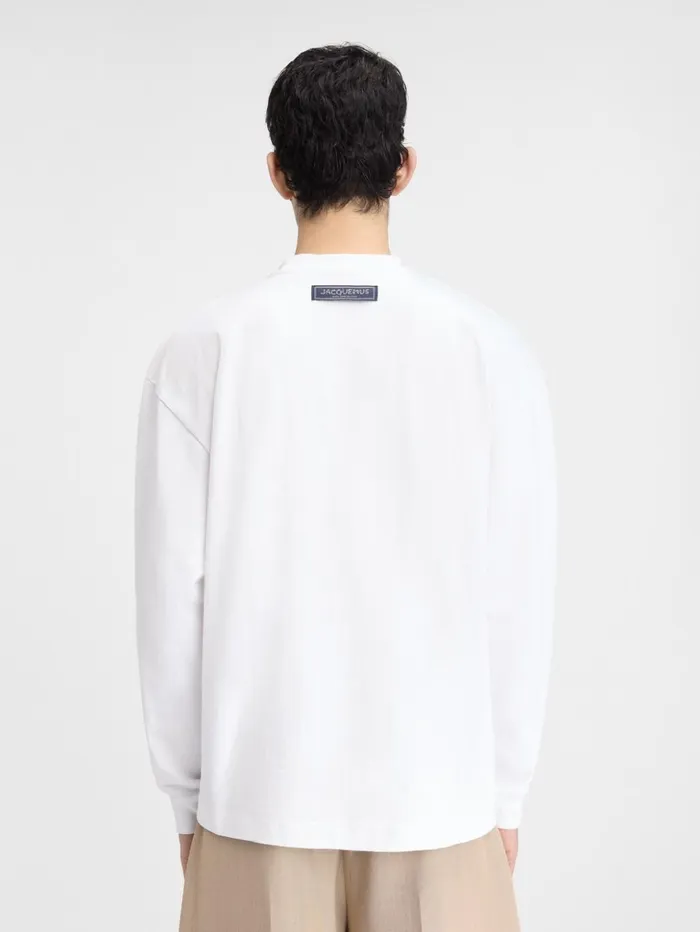 Men Tshirts JACQUEMUS The Largo Longsleeve Tshirt Print Capri Cars White Men Tshirts JACQUEMUS The Largo Longsleeve Tshirt Print Capri Cars White