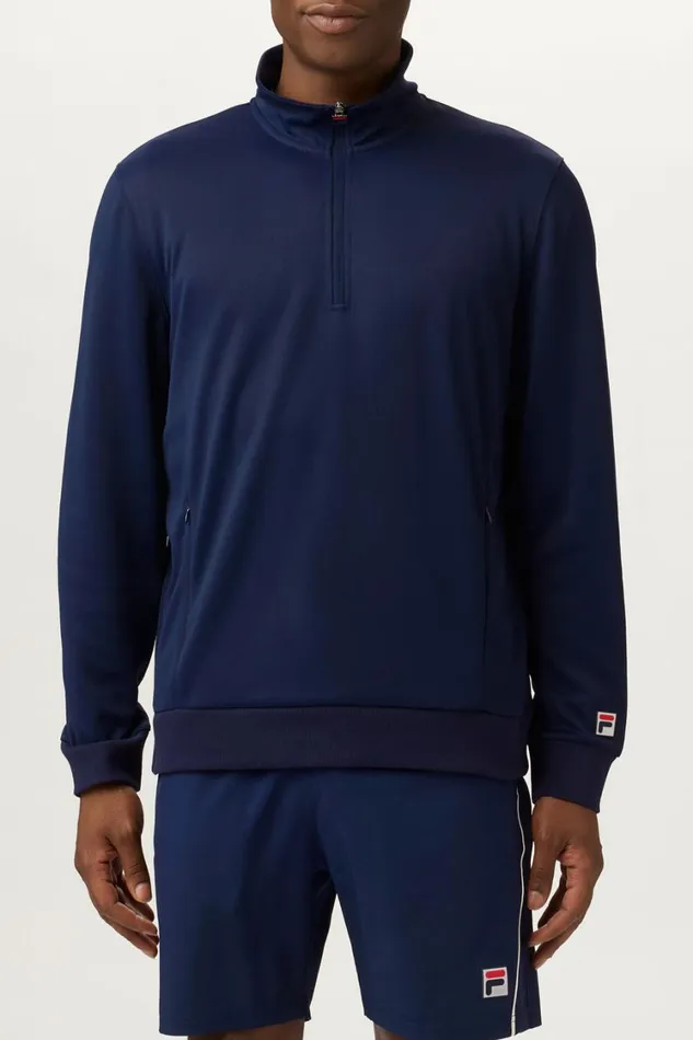 Men Tennis Fila Long Sleeve 14 Zip