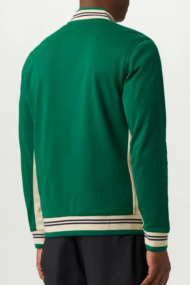 Men Tennis Fila Performance Iconic Settanta Jacket 898 Green Jacketangorafila Navy