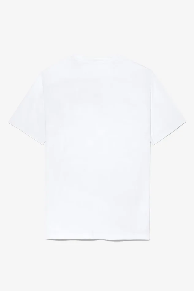 Men Tennis Fila Tennis Essentials Short Sleeve Crew 100 White Fila Navy