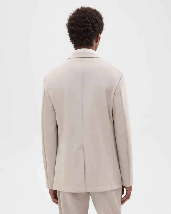 Men Theory Blazers Jackets Clinton Blazer In Precision Ponte Putty